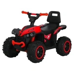 ATV Electric cu acumulator pentru copii NOVOKIDS™ Mini Monster , Lungime 68 cm, 3-6 ani , Max 30 kg , 6V, Rosu cu Negru