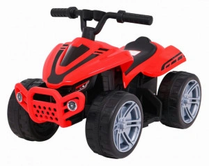 ATV Electric cu acumulator pentru copii NOVOKIDS™ Mini Monster , Lungime 70 cm, 3-6 ani , Max 30 kg , 6V, Rosu