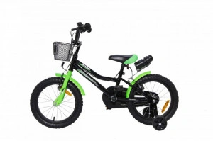 Bicicleta-pentru-copii-NOVOKIDS-Splend'Or-Boom-Edition-Cosulet-Roti-18-inch-Max-45-kg-Cadru-otel-Roti-ajutatoare-Ghidon-reglabil-Negru-Verde_1