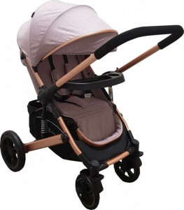 Carucior-nou-nascuti-2-in-1-BABY-CARE-PRO-512-Cu-geanta-bebe-inclusa-Suspensii-Cadru-aluminiu-Gold-Plasa-insecte-Gri_2