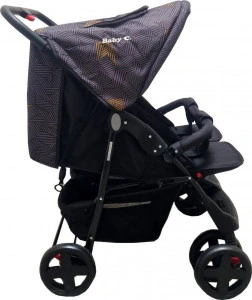 Carucior-2-in-1-Baby-Care-P700-pentru-Gemeni-Gri-3