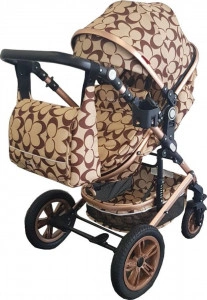 Carucior-nou-nascuti-3-in-1-Baby-Care-PRO-530-Cu-geanta-bebe-Cadru-Aluminiu-Gold-Amortizoare-Roti-din-cauciuc-plin-AVE-Landou-Scoica-auto-Spatar-reglabil-3-trepte-Plasa-insecte-Crem-cu-Imprimeu-Oval_3