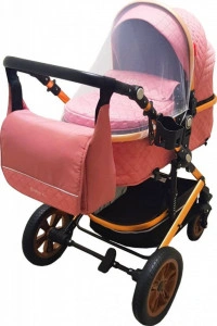 Carucior-nou-nascuti-3-in-1-Baby-Care-PRO-530-Cu-geanta-bebe-Cadru-Aluminiu-Gold-Amortizoare-Roti-din-cauciuc-plin-AVE-Landou-Scoica-auto-Spatar-reglabil-3-trepte-Plasa-insecte-Roz_1