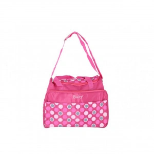 Geanta bebe NOVOKIDS™ Baby Bag atasabila la carucior, Maner detasabil, Capacitate mare, Roz