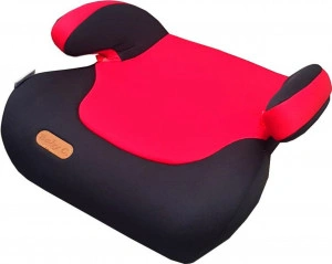 Inaltator auto cu manere Baby Care™ PRO,15-36 kilograme, Sistem de prindere in centura de siguranta, Omologare R-129 i-Size, Husa detasabila si lavabila, Rosu cu Negru