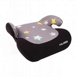 Inaltator-auto-cu-manere-NOVOKIDS-Polar-15-36-kilograme-sistem-de-prindere-in-centura-de-siguranta-husa-detasabila-si-lavabila-Gri-cu-stelute