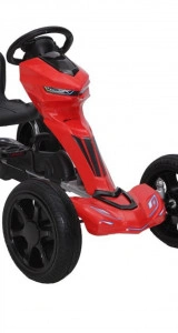 Kart-cu-pedale-pentru-copii-NOVOKIDS-Hot-Racer-PRO-5-12-ani-Maxim-50-kg-123-cm-lungime-Carena-Structura-metalica-Frana-de-mana-Functie-FreeWheel-Scaun-Ajustabil-Mers-cu-spatele-Rosu_2