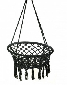Leagan-copii-si-bebelusi-pentru-interior-si-exterior-Novokids-Round-Textile-Swing-Suspendabil-0+-ani-Pozitie-somn-Maxim-120-kg-Pentru-casa-si-gradina-Negru_3