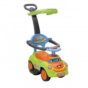Masinuta-copii-si-bebe-NOVOKIDS-Cartoon-Smile-Cu-melodii-si-lumini-Maner-de-impins-pentru-parinti-detasabil-copertina-de-protectie-detasabila-Functie-trotineta-fara-pedale-Pentru-interior-si-exterior-Verde