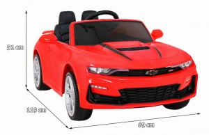 Masinuta-Electrica-cu-acumulator-pentru-copii-NOVOKIDS-Chevrolet-Camaro-Roti-din-Cauciuc-EVA-Max-25-kg-Usi-cu-deschidere-3-Viteze-Lungime-119-cm-Rosu