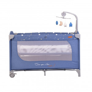 Patut-pliant-transformabil-in-tarc-copii-NOVOKIDS-Onceuponatime-NEST-62X125-cm-2-Niveluri-Jucarie-Carusel-muzical-Fermoar-acces-lateral-Albastru_7