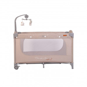Patut-pliant-transformabil-in-tarc-copii-NOVOKIDS-Onceuponatime-NEST-62X125-cm-2-Niveluri-Jucarie-Carusel-muzical-Fermoar-acces-lateral-Bej_2