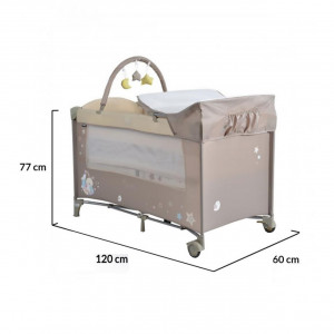 Patut-pliant-transformabil-in-tarc-copii-NOVOKIDS-Sleepy-NEST-60X120-cm-2-Niveluri-Masa-infasat-Jucarie-Carusel-cu-jucarii-din-plus-Fermoar-acces-lateral-Bej_3