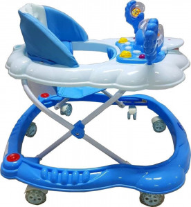 Premergator-reglabil-in-3-trepte-NOVOKIDS-Baby-C-cu-melodii-roti-silentioase-din-silicon-Ratusca-Pliabil-Albastru