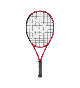 Racheta de tenis pentru copii Dunlop™ CX 200 Junior 25 PRO, Din aluminiu, Lungime 63.5 cm, 9-12 ani, Rosu