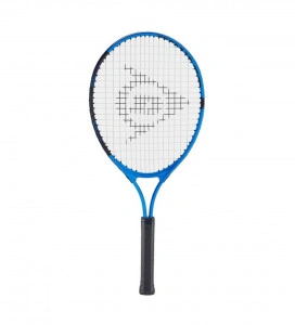 Racheta de tenis pentru copii Dunlop™ FX JR 25 PRO, Din aluminiu, Lungime 63.5 cm, 9-12 ani, Albastru