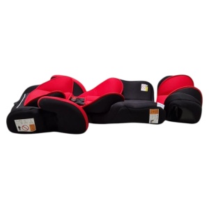 Scaun Auto 2 in 1 pentru copii Baby Care™ HC01, Transformabil in inaltator auto, 9-36 kg, Omologare R129 i-Size, Spatar detasabil, Sistem de prindere in centura de siguranta, Husa detasabila, Rosu - Img 4