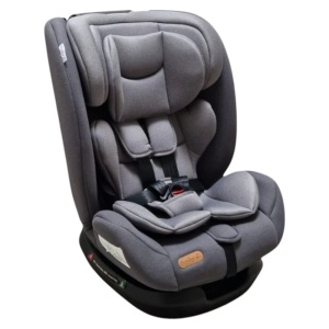 Scaun Auto Baby Care™ BS16P, Transformabil in scoica auto, Omologare R-129 i-Size, 0-36 kg, Spatar reglabil in 4 trepte, Sistem de prindere in centura de siguranta, Husa detasabila, Gri - Img 2