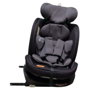 Scaun Auto cu Isofix Baby Care™ HD18, Cu rotire 360 grade, Omologare R-129 i-Size, 0-36 kg, Tetiera reglabila, Transformabil in scoica auto, Sistem de prindere in centura de siguranta, Husa detasabila, Negru - Img 2