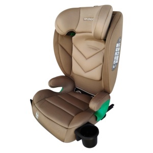 Scaun auto ISOFIX transformabil in inaltator NOVOKIDS Splend'or Edition HF03, R129 i-Size, 100-150 cm, 15-36 kg, Bej