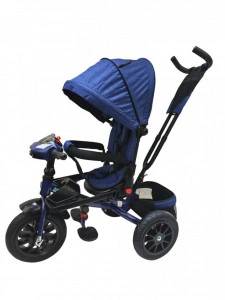 Tricicleta-cu-copertina-NOVOKIDS-Super-Trike-Cu-melodii-si-lumini-Roti-din-cauciuc-Pozitie-somn-Scaun-reversibil-cu-rotatie-360-grade-Albastru-Jeans_3