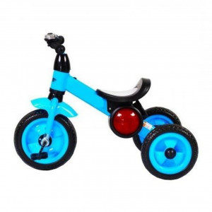 Tricicleta-cu-pedale-NOVOKIDS-Bonphire-cu-melodii-si-lumini-max-20-kg-roti-din-spuma-cauciucata-cadru-metalic-dimensiuni-68X45X47-cm-Albastru