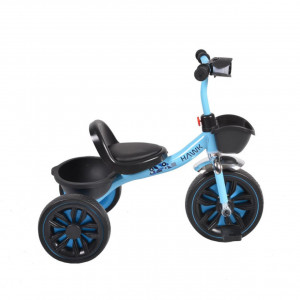 Tricicleta-cu-pedale-NOVOKIDS-Hawk-Trike-Cu-melodii-si-lumini-Doua-cosulete-pentru-jucarii-Max-25-kg-Roti-din-cauciuc-EVA-Cadru-metalic-Far-luminos-Albastru_1
