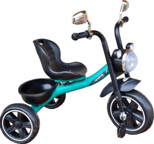 Tricicleta-cu-pedale-NOVOKIDS-My-First-Chopper-Trike-Cu-melodii-si-lumini-Max-30-kg-Roti-din-spuma-cauciucata-EVA-Cadru-metalic-Model-motocicleta-Verde-Turquoise