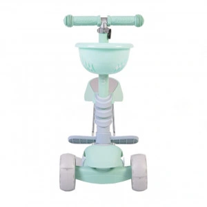 Tricicleta-evolutiva-2-in-1-transformabila-in-trotineta-NOVOKIDS-BubbleGum-Max-40-kg-Roti-din-silicon-cu-LED-Maner-de-impins-pentru-parinti-detasabil-Scaun-detasabil-Cadru-metalic-Turquoise