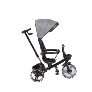 Tricicleta-pliabila-cu-copertina-NOVOKIDS-Classico-Trike-Pedale-si-maner-pentru-parinti-Scaun-reversibil-cu-rotire-360-grade-Functie-Free-Wheel-Cadru-metalic-Gri_3