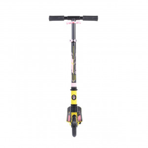 Trotineta-pliabila-NOVOKIDS-Rocket-Challenger-Maxim-100-kg-Inaltime-reglabila-78-86-cm-Suspensie-fata-Diametru-roata-145-mm-Galben-cu-Roz_2