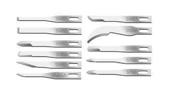 Microlame Swann-Morton Fine Range în stomatologie: SM65, SM67, SM69 și SM63
