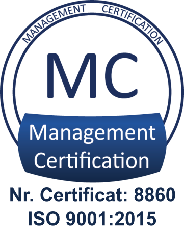 Certificat ISO 9001:2015 nr. 8860 - Management Certification
