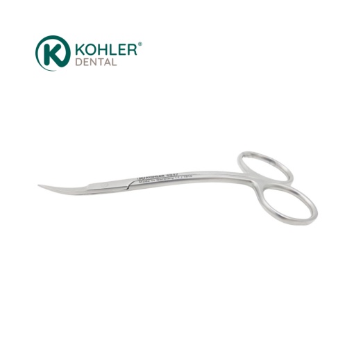 6947 - Foarfece dublu angulată pentru țesut și mucoasă LA-GRANGE - 11,5 cm - KOHLER Dental