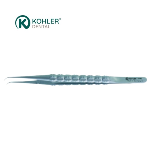 7680 – Micro-pensă anatomică curbată, 0,5 mm, lungime 15 cm – KOHLER Dental