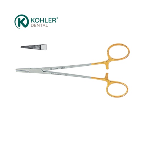 4603 – Port-ac CRILE-WOOD cu carbură de tungsten, 18 cm, pentru 4-0 până la 6-0 – KOHLER Dental