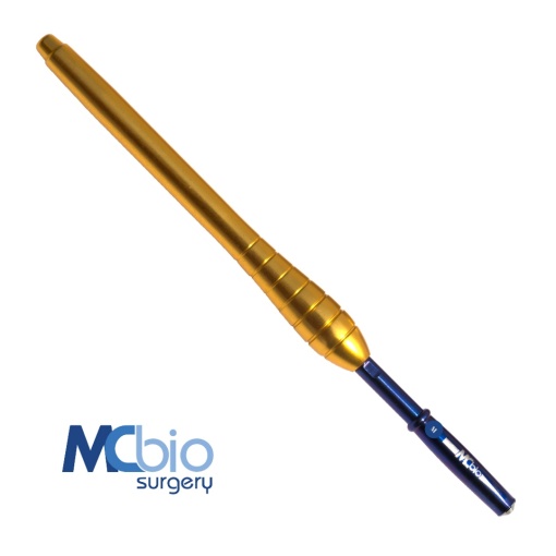 Bone Scraper B1, Mâner Regular + Lame M (Ø6mm) și XL (Ø8mm) – Recoltare Os Autolog