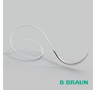 ELASYN 5/0 (1), LUNGIME FIR 75 CM, DS12, AC DE 3/8 - BRAUN