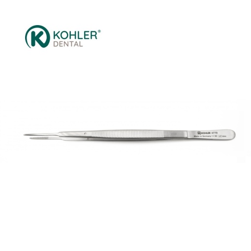 4770 – Pensă anatomică pentru țesut GERALD, dreaptă, 18 cm – KOHLER Dental