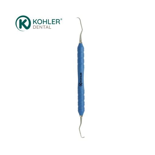 9550 – Chiuretă pentru curățarea implanturilor Langer 1/2, vârfuri din titan, mâner TRINOVO Peek – KOHLER Dental