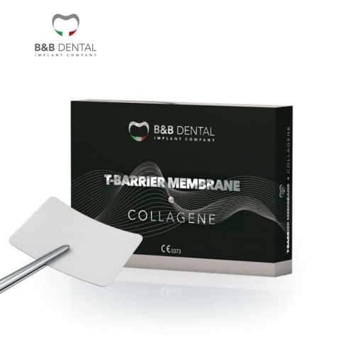T‑Barrier Collagen – membrană rapid resorbabilă din colagen, 2 bucăți/cutie | B&B Dental
