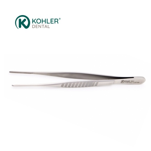 5241 – Pensa chirurgicală DE BAKEY, dreaptă, 16 cm, vârf 2,0 mm – KOHLER Dental