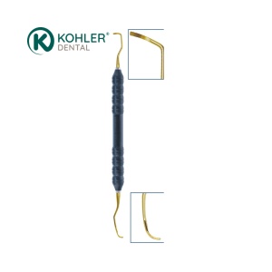 3313 – Chiuretă Impla-Safe 3/4 cu vârf din titan pentru curățarea delicată a implanturilor dentare - KOHLER DENTAL - Img 1