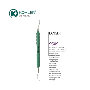 9509 – Chiuretă universală Langer 3/4, mâner TRINOVO Peek – KOHLER Dental - Img 2