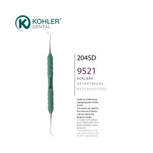 9521 – Instrument pentru îndepărtarea plăcii dentare 204SD, mâner TRINOVO Peek – KOHLER Dental - Img 2