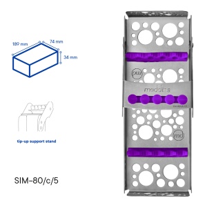 Casetă Sterilizare Instrumente Meddins – SIM-80 c/5 (5 instrumente) - Img 4
