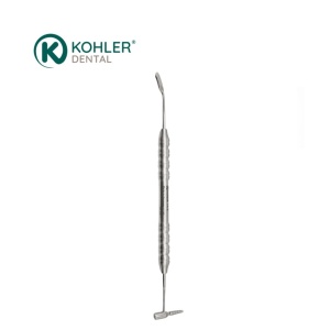Condensator osos drept cu linguriță pentru material osos, gradat 3–5–7–9 mm – Kohler Dental (7472)