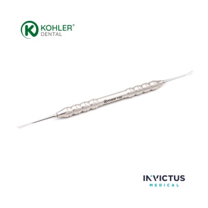 Decolator Periostal Micro cu Daltă 24G Kohler 7580 TRINOVO® – Instrument Microchirurgie Parodontală și GBR din Oțel German - Img 3