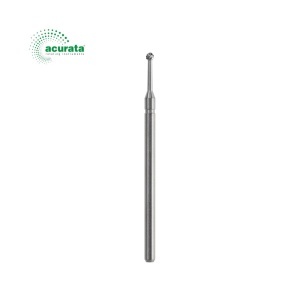 Freză chirurgicală sferică Acurata din carbură | Piesă dreaptă HP 104 | Ø 1,8 - 2,7 mm