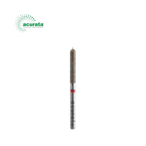 Freză diamantată cu vârf de ghidare, diametru 1,6 mm, granulație fină - Acurata - Img 1